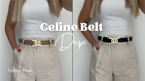 celine dupe belt|celine triomphe belt dupe.